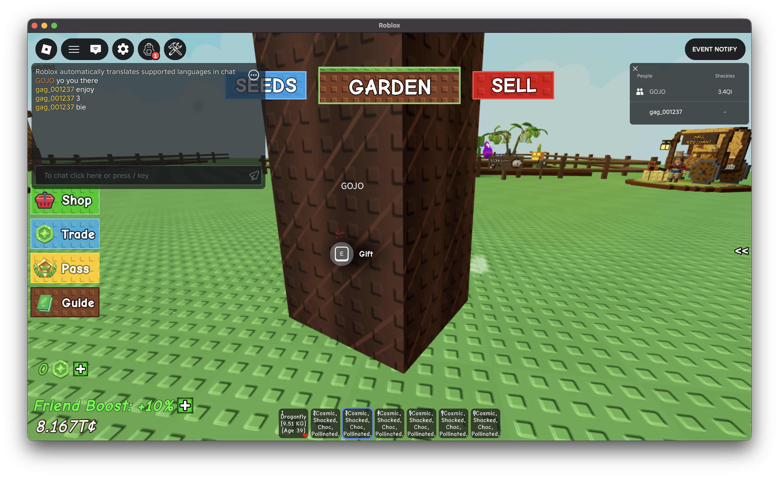 Roblox account
