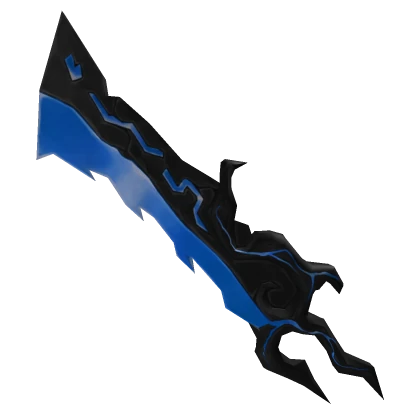 Blue Elderwood Blade knife from MM2 Halloween 2022