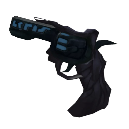 Blue Elderwood gun from MM2 Halloween 2019