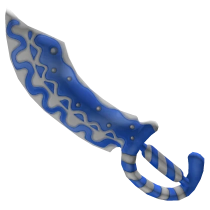 Blue Gingerscythe knife from MM2 Christmas 2023