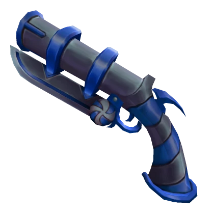 Blue Swirly Gun gun from MM2 Christmas 2021