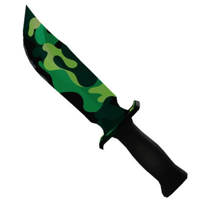 Camo knife from the MM2 Mystery Box 1