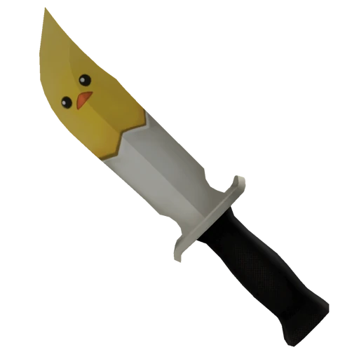 Chick knife from MM2 Easter 2025
