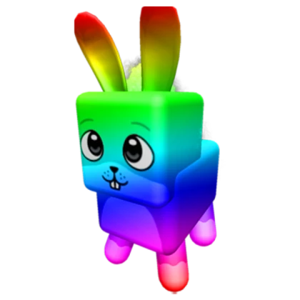 Chroma Fire Bunny pet from the MM2 Common Egg