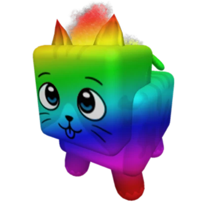 Chroma Fire Cat pet from the MM2 Common Egg