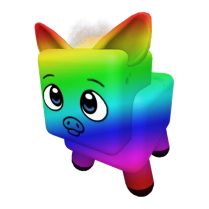 Chroma Fire Pig pet from the MM2 Common Egg