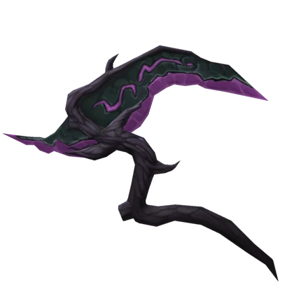 Elderwood Scythe knife from MM2 Halloween 2019