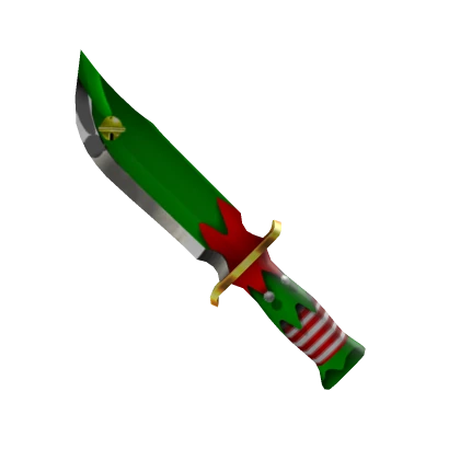 Elf knife from the MM2 2015 Christmas Knife Box