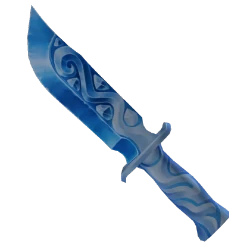 Frozen knife from the MM2 2025 Christmas Box