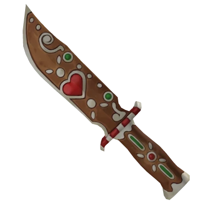 Gingerheart knife from MM2 Christmas 2024