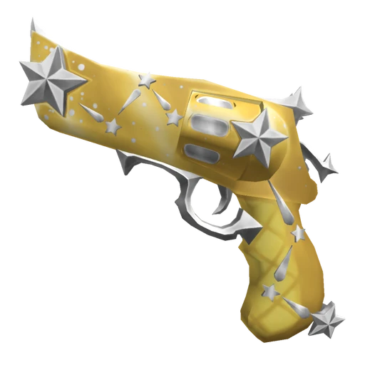 Gold Constellation gun from MM2 Christmas 2024