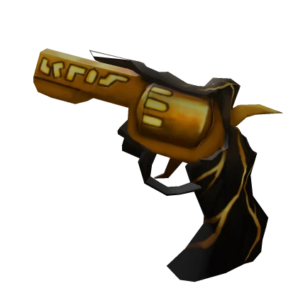 Gold Elderwood gun from MM2 Halloween 2019