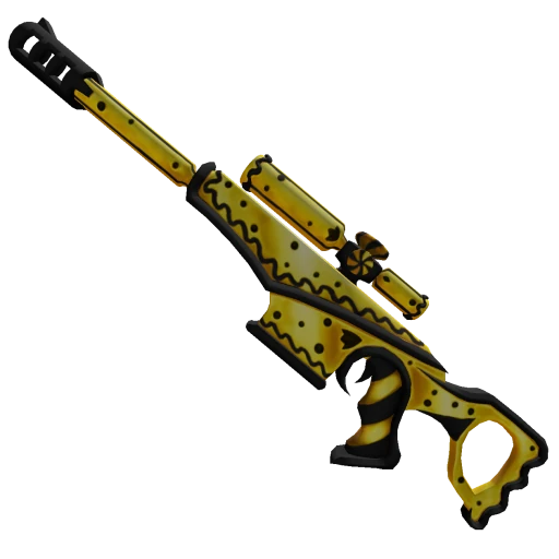 Gold Gingerscope gun from MM2 Christmas 2023