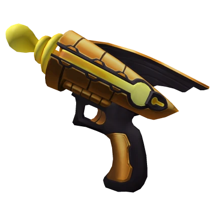Gold Raygun gun from MM2 Halloween 2025