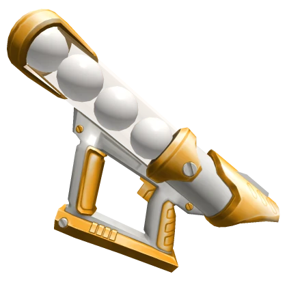 Gold Snowcannon gun from MM2 Christmas 2025