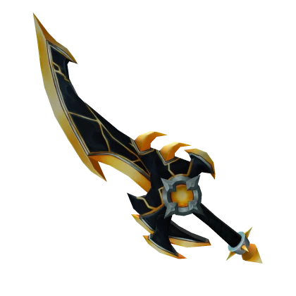 Gold Vampire's Edge knife from MM2 Halloween 2020