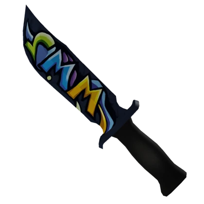 Graffiti knife from the MM2 Mystery Box 2