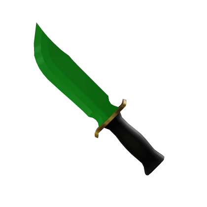 Green knife from the MM2 Common Box