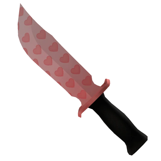 Hearts knife from the MM2 2026 Valentine's Box