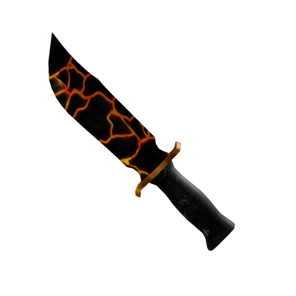 Magma knife from the MM2 2017 Halloween Box