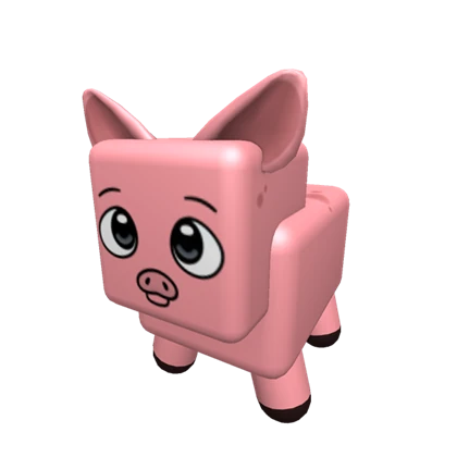 Pig pet from the MM2 Common Egg