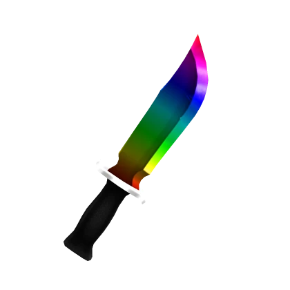 Rainbow knife from the MM2 Uncommon Box