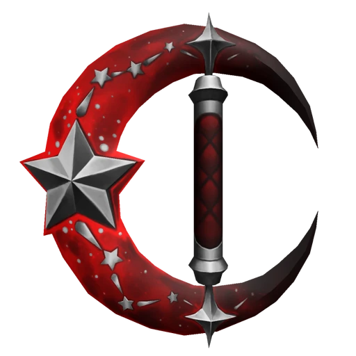 Red Celestial knife from MM2 Christmas 2024