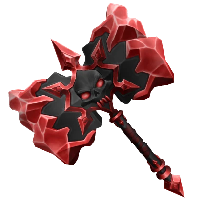 Red Icecrusher knife from MM2 Christmas 2022
