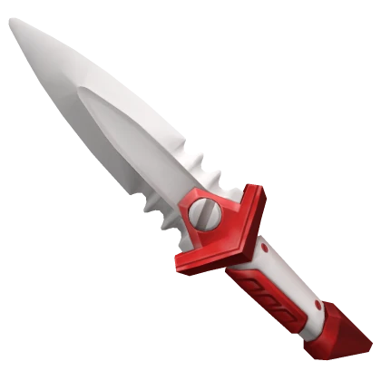 Red Snow Dagger knife from MM2 Christmas 2025