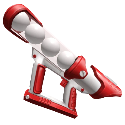 Red Snowcannon gun from MM2 Christmas 2025