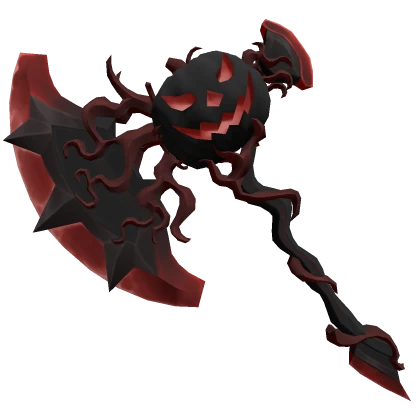 Red Traveler's Axe knife from MM2 Halloween 2023