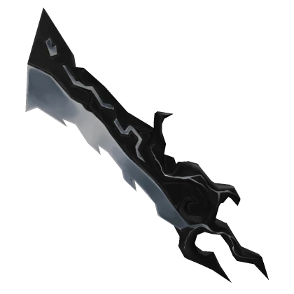 Silver Elderwood Blade knife from MM2 Halloween 2022