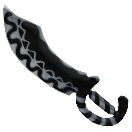 Silver Gingerscythe knife from MM2 Christmas 2023