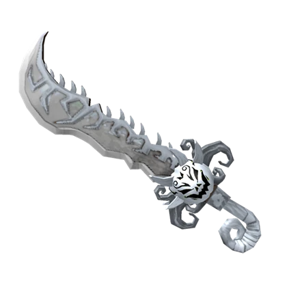 Silver Hallow knife from MM2 Halloween 2018