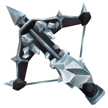 Silver Icepiercer gun from MM2 Christmas 2022