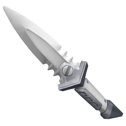Silver Snow Dagger knife from MM2 Christmas 2025