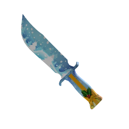 Snowy knife from the MM2 2015 Christmas Knife Box