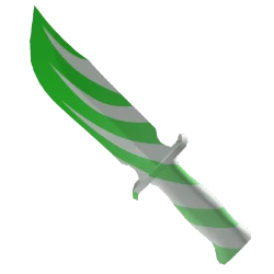 Spearmint (Knife) knife from the MM2 2025 Christmas Box