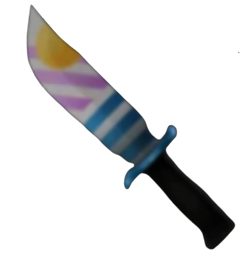 Striped knife from the MM2 2025 Summer Box