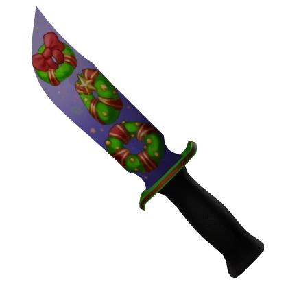 Wreaths knife from the MM2 2024 Christmas Box