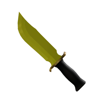 Yellow knife from the MM2 Common Box