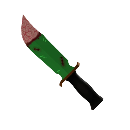 Zombie knife from the MM2 2018 Halloween Box